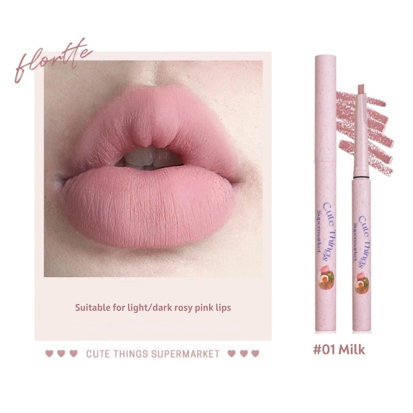 FLORTTE I am Super Beauty Cute Things Lip Liner