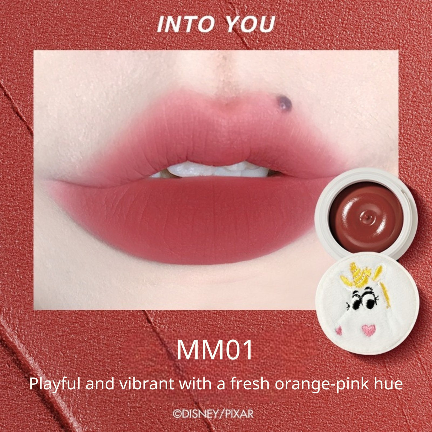 INTO YOU X PIXAR Limited Fluffy Appears Matte Lip & Cheek Mud