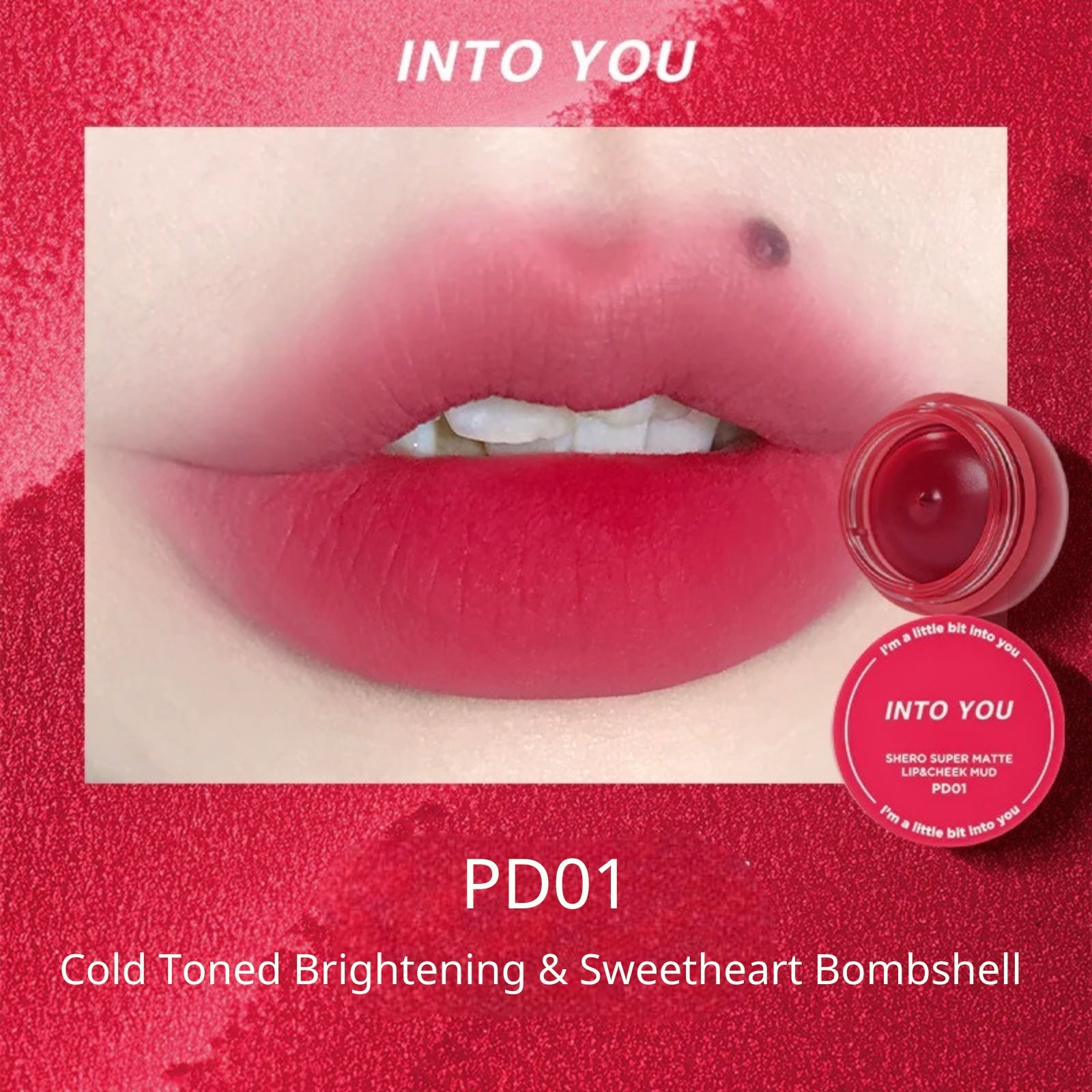 INTO YOU Canned Lip & Cheek Mud Aestha Cosmetics AU INTO YOU Canned Lip & Cheek Mud Aestha Cosmetics AU
