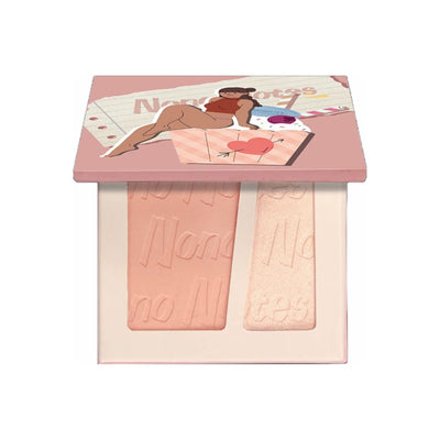 NONO NOTES Blush& Highlight 2 in 1 Palette