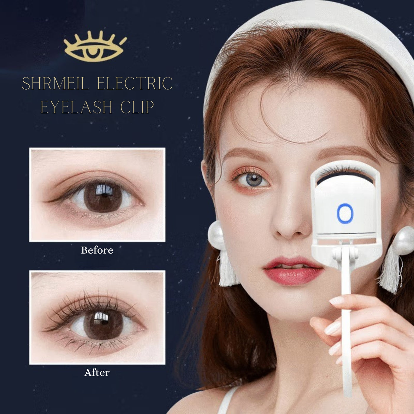 SHRMEIL Electric Eyelash Clip