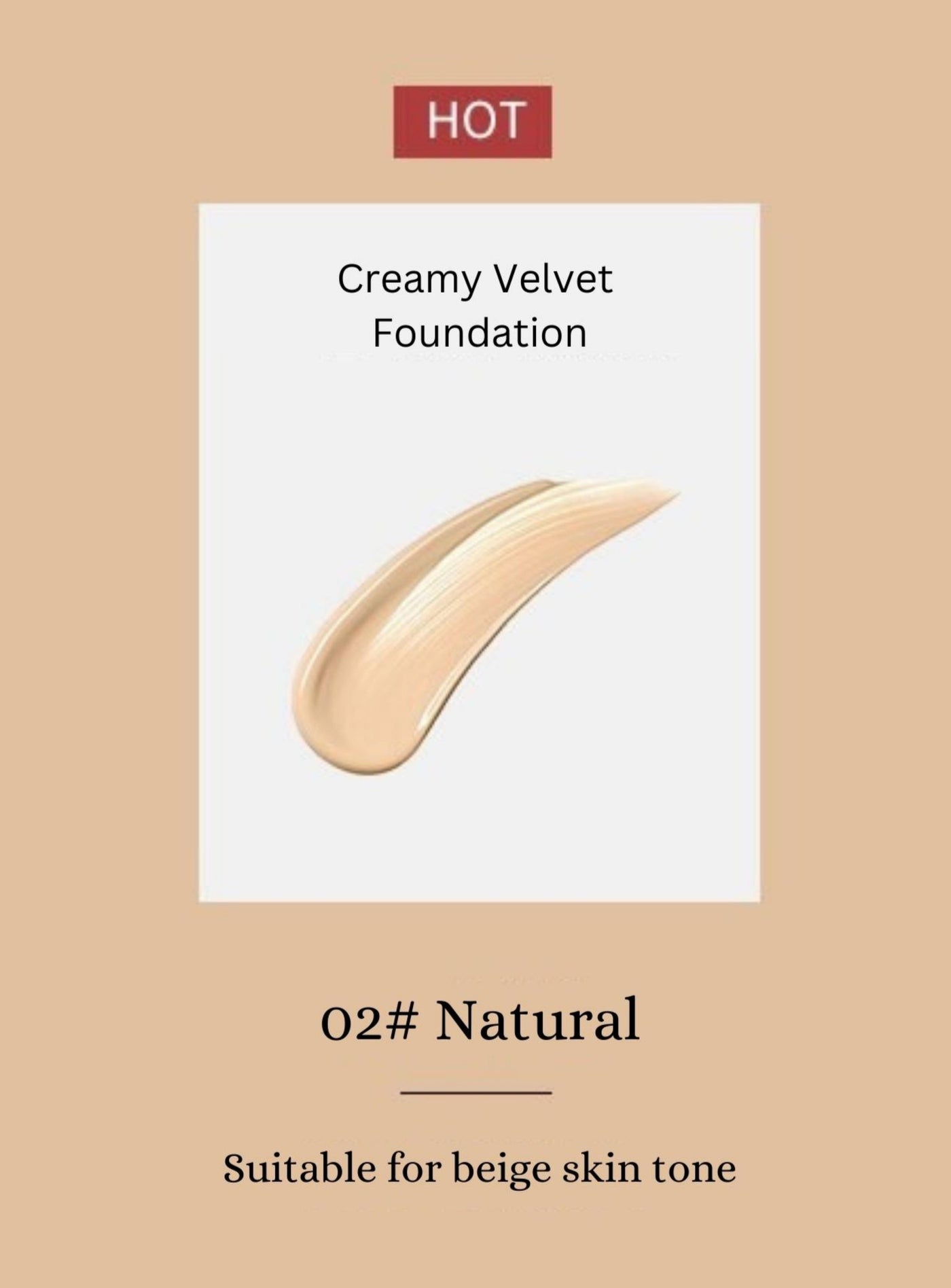 PASSIONAL LOVER Creamy Velvet Foundation