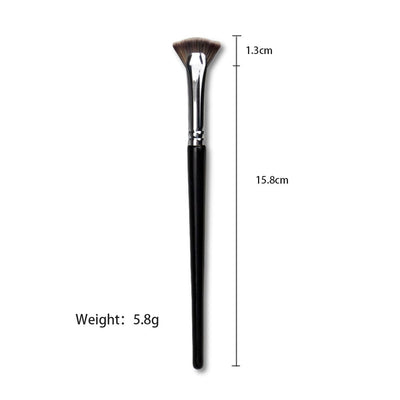 AESTHA Fan Shaped Eyelash Brush & Slanted Nose Brush