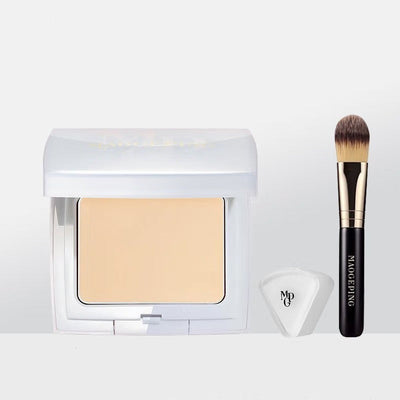 MGP 3D Light Highlighting Cream Foundation + Brush & Makeup Sponge