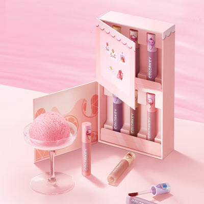 COLORKEY Pink Sweetie Ice Cream Lip Gloss Set