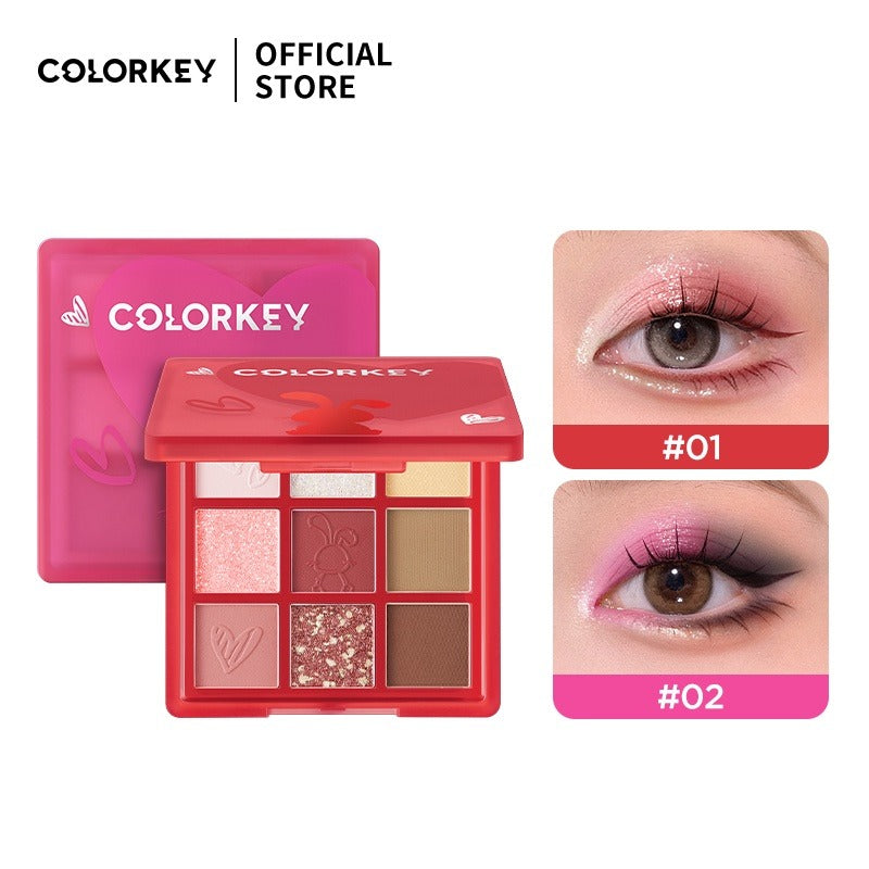 COLORKEY Lucky Rabbit Limited Edition Nine Shade Eyeshadow Palette ...