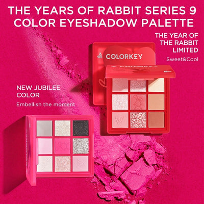 COLORKEY Lucky Rabbit Limited Edition Nine Shade Eyeshadow Palette