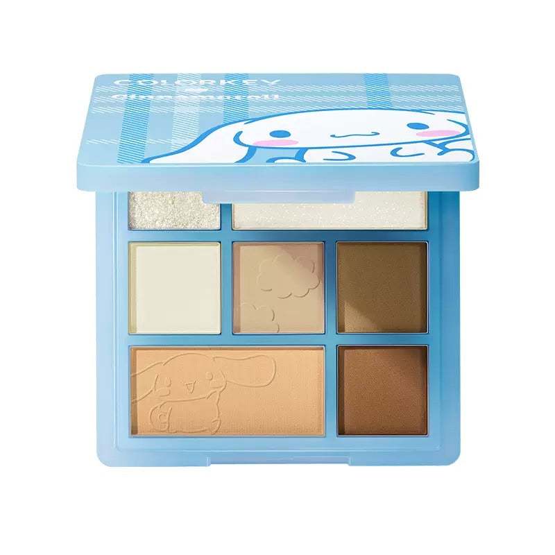 COLORKEY X CINNAMOROLL Plaid Eyeshadow & Cheek Palette – Aestha Cosmetics