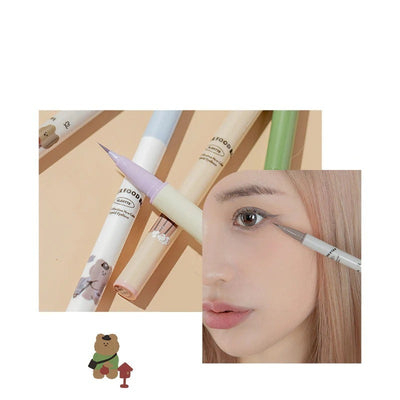 FLORTTE Flower Food Bear Liquid Eyeliner