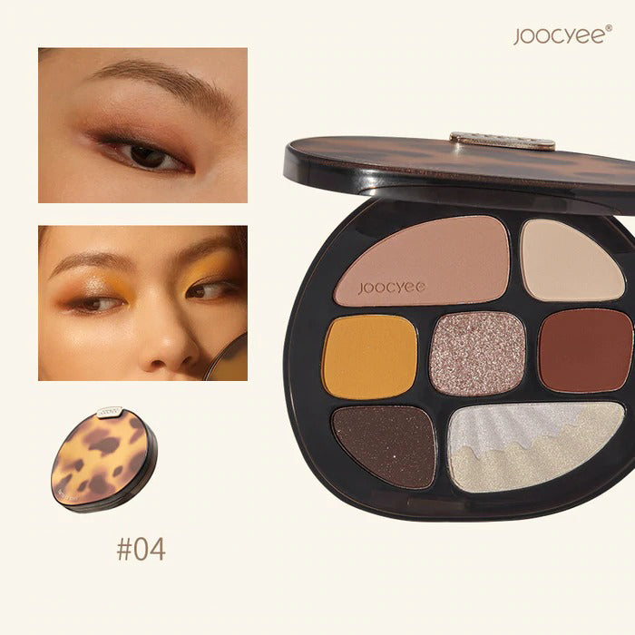 JOOCYEE Multi-Colour Tortoise Shell Eyeshadow Palette (Amber)