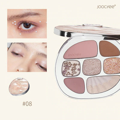 JOOCYEE Multi-Colour Spiral Shell Eyeshadow Palette
